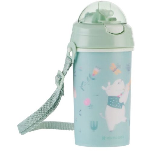 Kikka Boo Šolja sa slamkom i trakom Music Fest 450ml Mint Cene