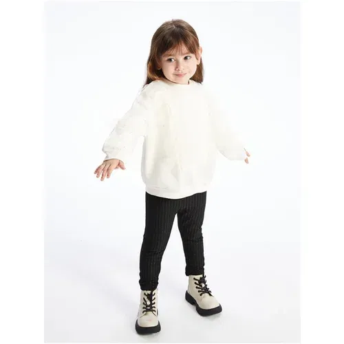 LC Waikiki Crew Neck Long Sleeve Baby Girl Sweatshirt and Tights 2-Piece Set LC Waikiki Crew Neck Long Sleeve Baby Girl Sweatshirt and Tights 2-Piece Set