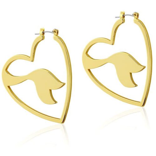 Juicy Couture Couture Kingdom - Disney Hoop Earrings - Little Maid Tail pozlačeni uhani, (20871381) Slike