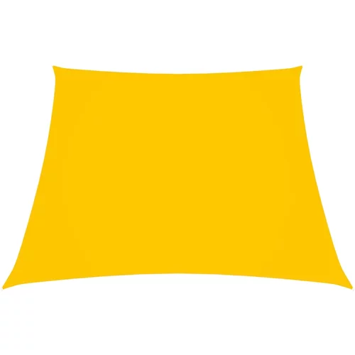 vidaXL jedro za zaštitu od sunca od tkanine trapezno 4/5 x 3 m žuto