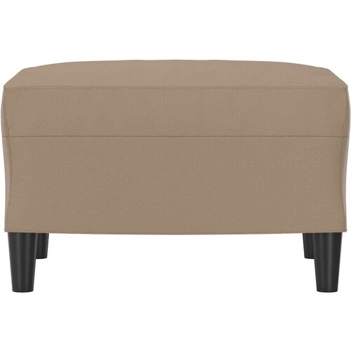  Tabure boja cappuccina 60 x 50 x 41 cm od umjetne kože Slike