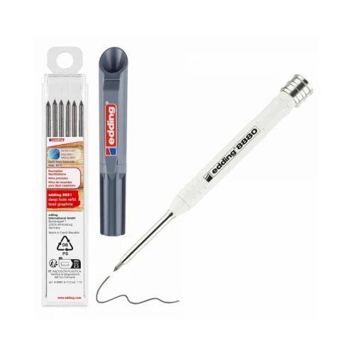 Edding Graphit 4-8880112 marker za duboke rupe siva, bijela 1 St. Cijene