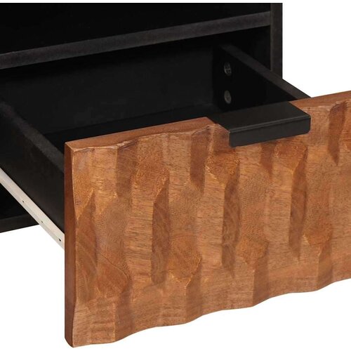  ormar s ladicama Fin&amp;scaron; acacije smeđa 100 x 33 5 x 46 cm Slike