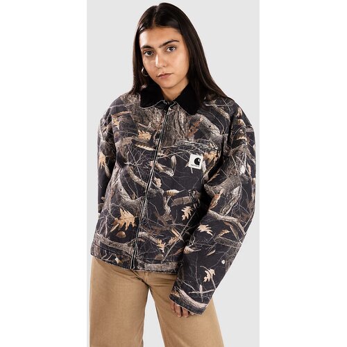 Carhartt WIP Og Detroit Jakna camo fthr tr / blk / blk / hvy Slike