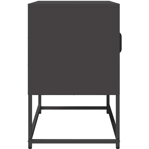  ormarić crni 68x39x60,5 cm hladno valjani čelik Slike