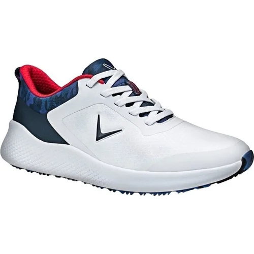 Callaway Chev Star Mens Golf Shoes White/Navy/Red 46