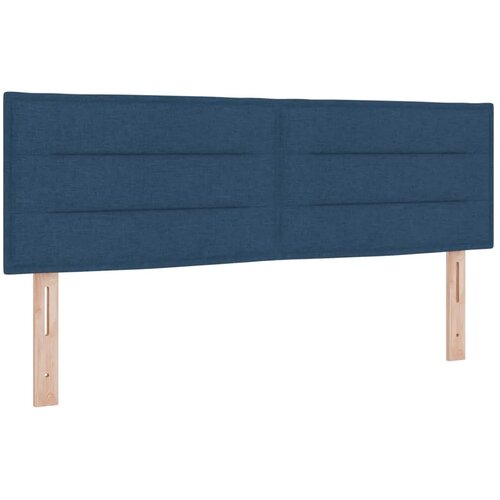  Podesivi krevet s madracem Plava 140 x 190 cm Tkanina - Plava 140 x 190 cm Dizajn linija Slike