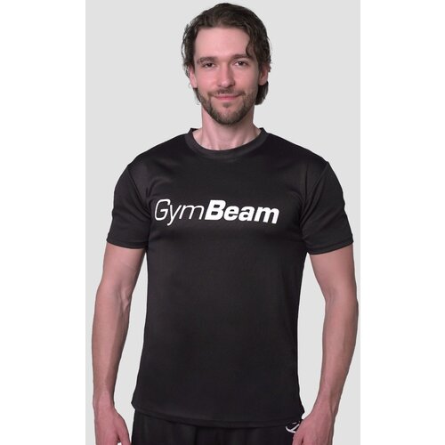 GymBeam muška  majica Mesh Essence Black Cene