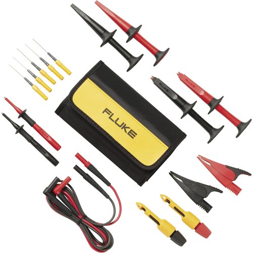 FLUKE Varnostni-merilni kabelski komplet [ lamelni vtič 4 mm - lamelni vtič 4 mm] 1.50 m črne barve\, rdeče barve TLK282-1, (20461700) Slike