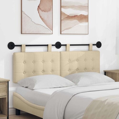  Viseće uzglavlje kreveta tkanina - Krema 140 cm bez LED Cene