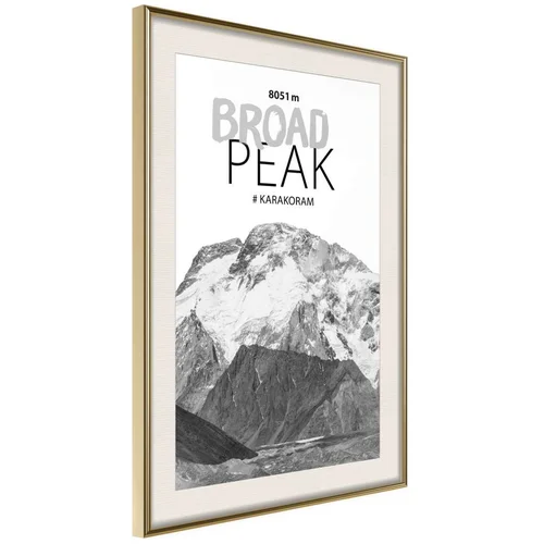  Poster - Peaks of the World: Broad Peak 20x30