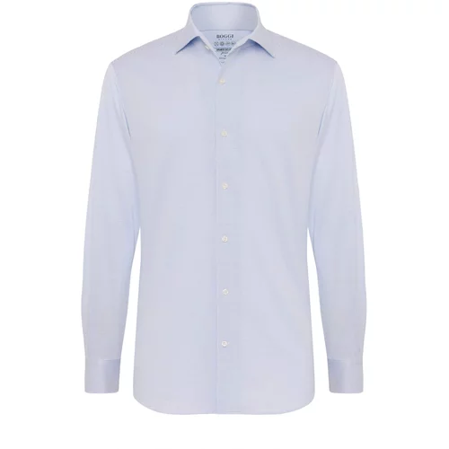 Boggi Milano Poslovna košulja 'Japanese' azur / prljavo bijela