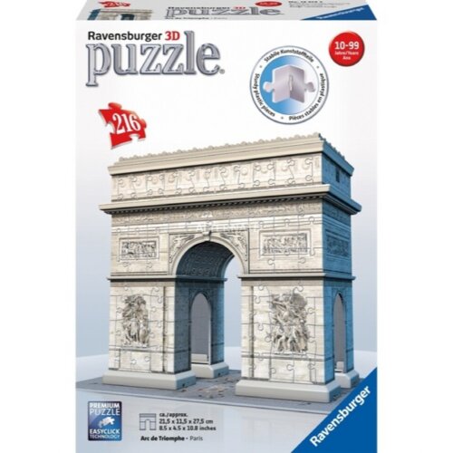 Ravensburger 3D puzzle (slagalice) - Trijumfalna kapija u Parizu Slike