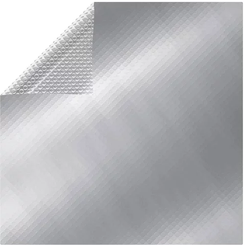 vidaXL pokrivač za bazen srebrni 732 x 366 cm PE