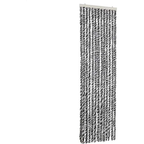  Zastor protiv insekata sivi i crno-bijeli 56x185 cm &amp;scaron;enil Slike
