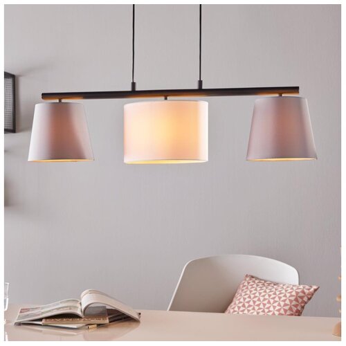 Eglo 55207 -  visilica na sajli almeida 3xE14/25W/230V siva Cene