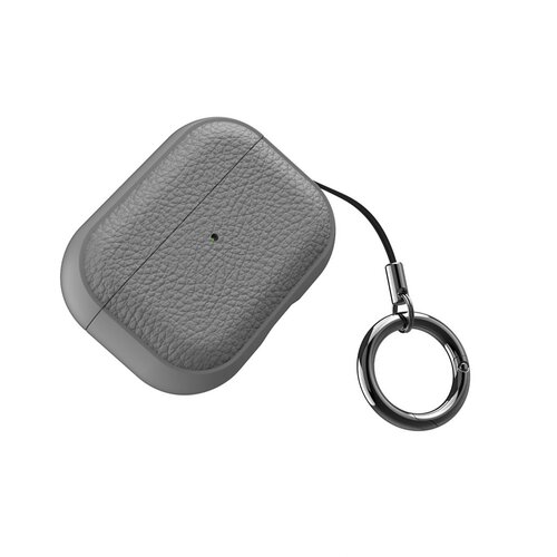 INF Združljivo ohi&scaron;je iz TPU za AirPods 1/2 - tekstura usnja, odporno na udarce Grey, (5000074693) Cene