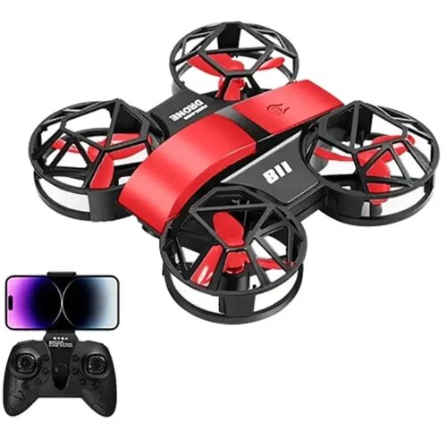 Mini dron 4K WiFi sa kamerom i za&scaron;titom elisa za let PLAVA Cene