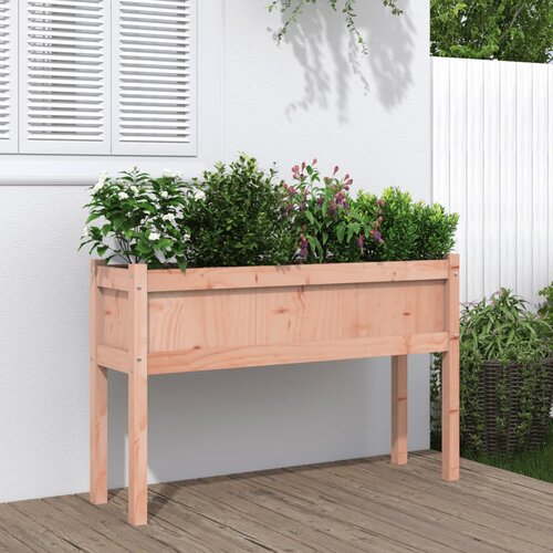 vidaXL Vrtno korito z nogicami 110x31x70 cm trden les douglas Cene