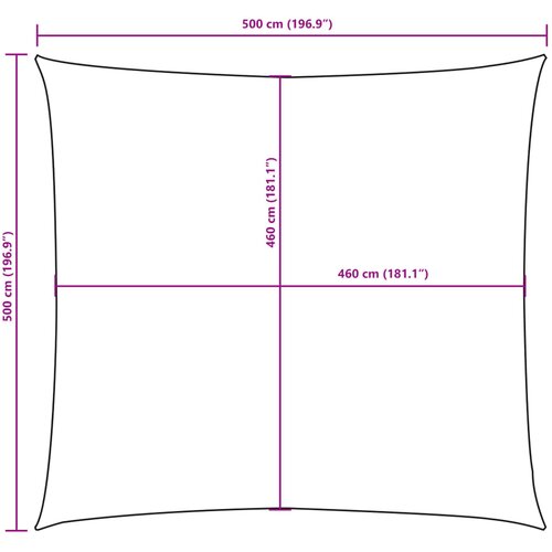 Jedro protiv sunca od tkanine četvrtasto 5 x 5 m tamnozeleno Slike