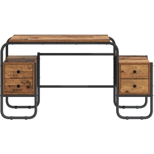  Stol s pohranom Staro drvo 145 x 50 x 75 cm - Staro drvo Slike
