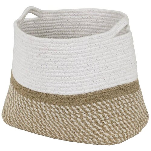 Eglo 426562 - Dekorativna korpa TOYAMA 25x30 cm bela/bež Slike