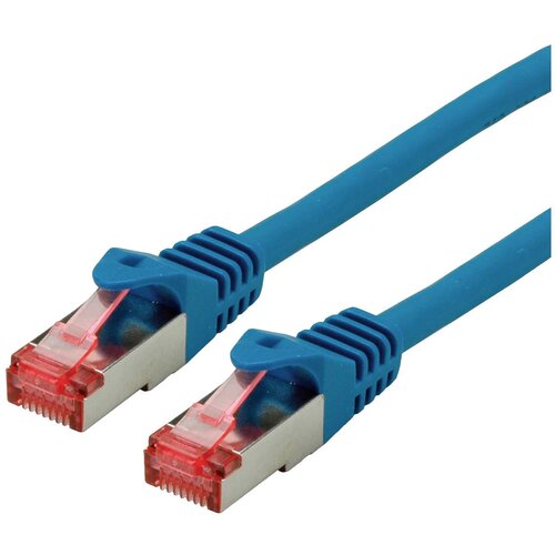 Roline 21.15.2643 RJ45 omrežni kabel\, patch kabel cat 6 s/ftp 3.00 m modra 1 kos, (20420412) Cene