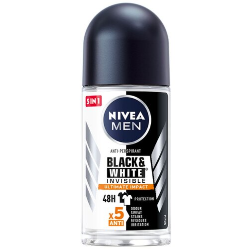 Nivea men black & white ultimate impact antiperspirant 50ml Slike
