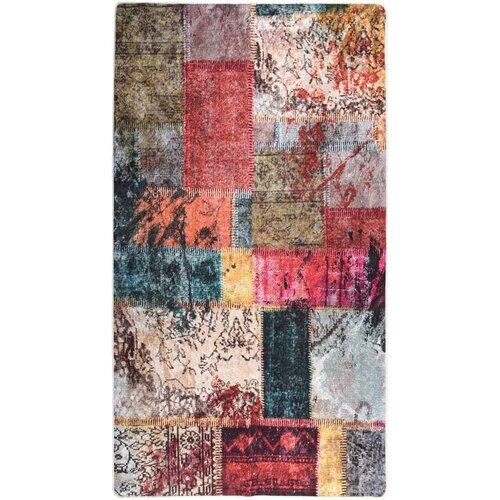 vidaXL perivi tepih s patchworkom 190 x 300 cm raznobojni protuklizni Cijene