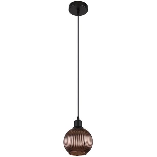 Globo 15638B - visilica na sajli zumba 1xE27/25W/230V prečnik 15 cm bakar Slike