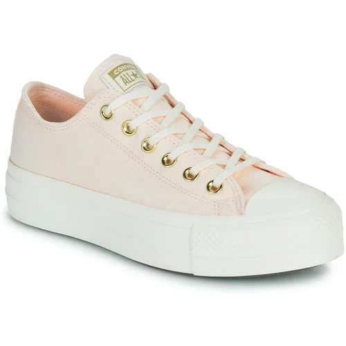 Converse CHUCK TAYLOR ALL STAR LIFT PLATFORM GOLD Ružičasta