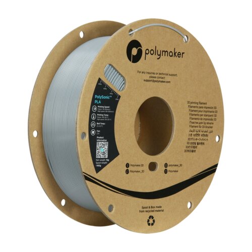 Polymaker PolySonic™ PLA 1,75 mm 1kg Grey Cijene