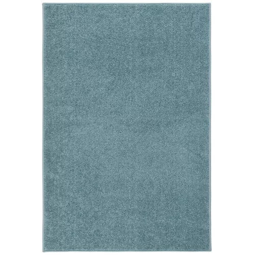 Tepih s kratkim vlaknima 160 x 230 cm plavi