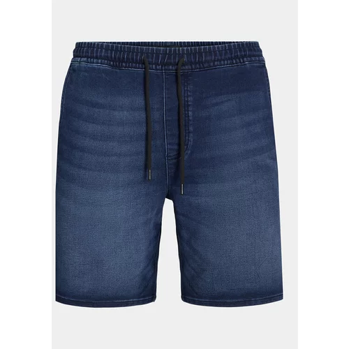 Jack & Jones Jeans kratke hlače Chris 12249170 Modra Relaxed Fit
