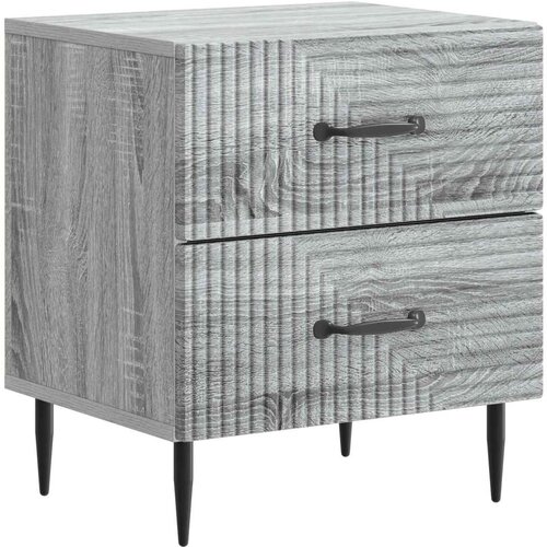  Noćni ormar Siva sonoma 43 x 34 5 x 47 5 cm Konstruirano drvo - Siva sonoma 1 Cene