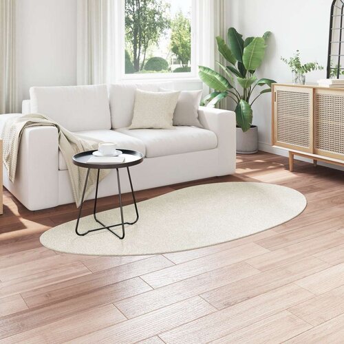  Tepih Krem 100x200 cm Poliesterski Protuklizni Slike
