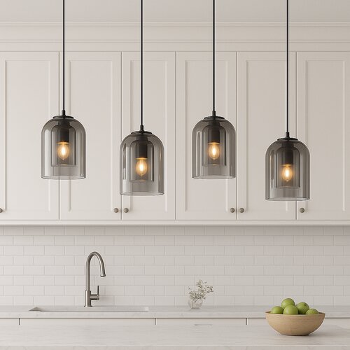 Toolight Viseća lampa APP1704-1PC Amber Slike