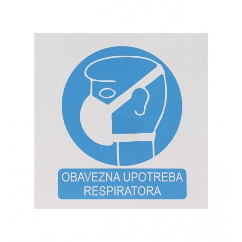 Master Naljepnica OBAVEZNA UPOTREBA RESPIRATORA 10x10cm M50871 Cijene