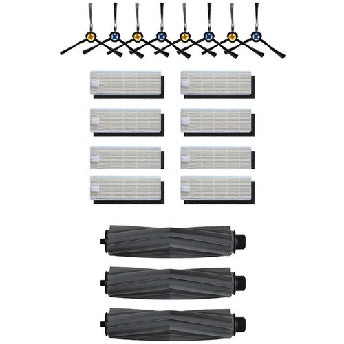 INORCO Hepa filter s stransko krtačo za filter za robotski sesalnik Ilife A7 A9s, (21841243) Slike