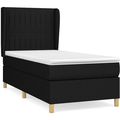 Maison Chic Box spring postelja - Vzmetna postelja z vzmetnico črna 100x200 cm blago SL13826, (21882220) Cene