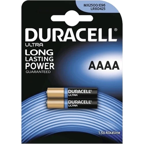 Duracell Baterija alkalna, AAAA, 1,5 V, blister 2 kom. – MX2500 AAAA B2