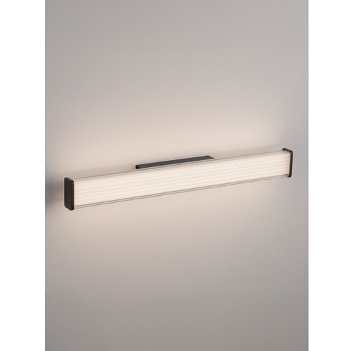 Nova Luce Mat črna kovinska LED stenska svetilka Misty &amp;ndash; Slike