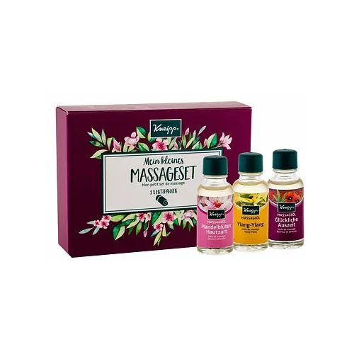 Kneipp massage oil darovni set ulje za masažu ylang-ylang 20 ml + ulje za masažu happy times 20 ml + ulje za masažu bademovi cvjetovi 20 ml za žene