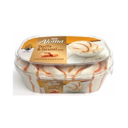 Nestle aloma vanila, caramel syrup sladoled 1L Slike