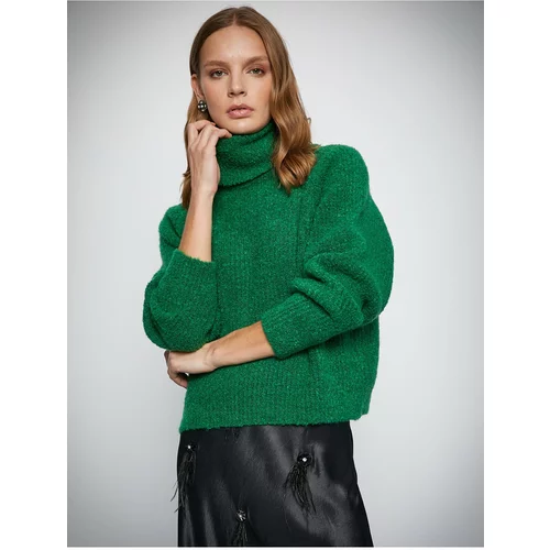 Koton Sweater - Green - Oversize