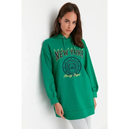 Trendyol Green Knitted Sweatshirt