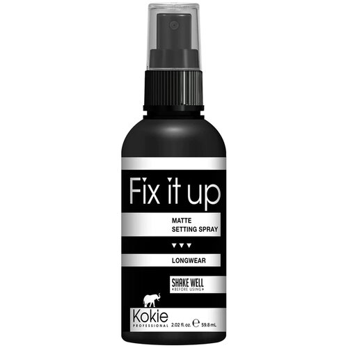 Kokie Cosmetics Fix It Up Mat sprej za setovanje &amp;scaron;minke, 59.8 ml Slike