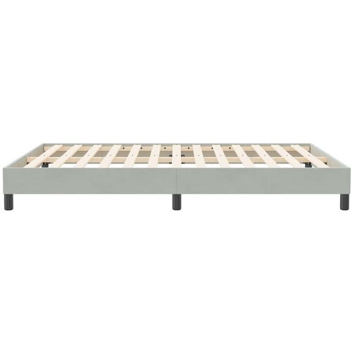  Okvir kreveta bez madraca svijetlo sivi 160x210 cm bar&amp;scaron;un Slike