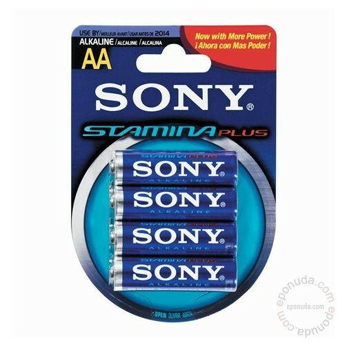 Sony alkalne baterije AM3B4D, blister 4 kom, AA baterija Slike