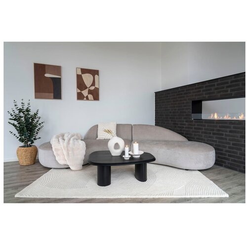 House Nordic Kremno bela ročno tkana volnena preproga 160x230 cm Pune &amp;ndash; Slike